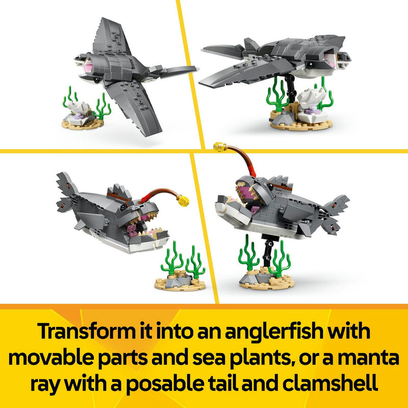 LEGO Creator 3in1 Fierce Shark set 379 pieces, UK version