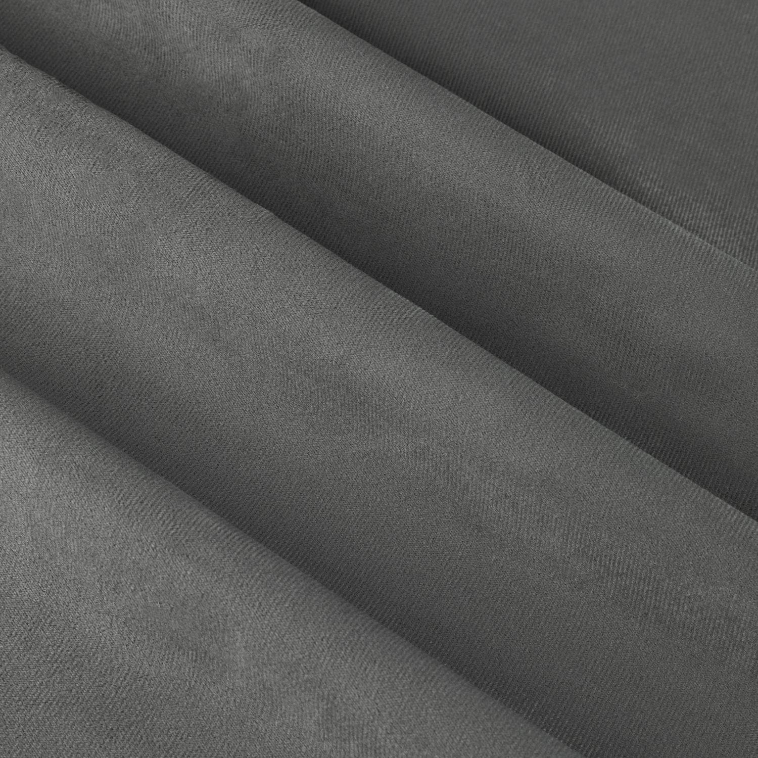 Furn Ultimate Velvet Blackout Pencil Pleat Curtains - Charcoal - 229x229cm