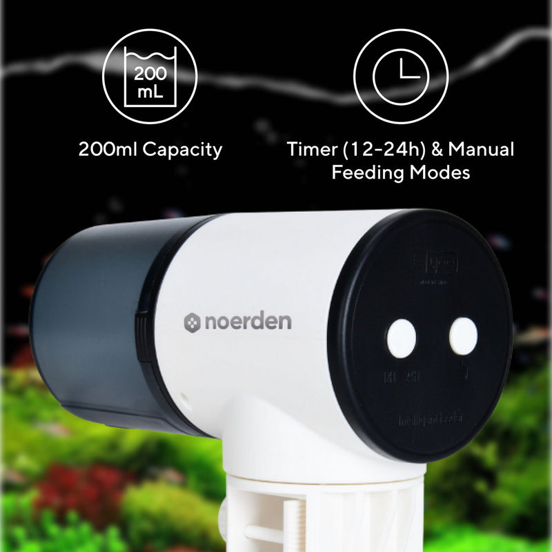 Noerden Splashy automatic fish feeder 200ml (British brand)