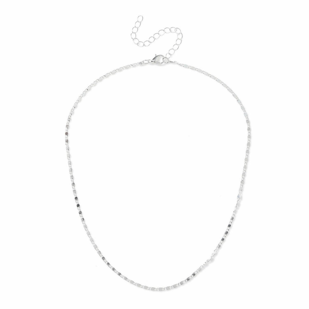 Revere Freedom silver-tone delicate chain necklace, UK version