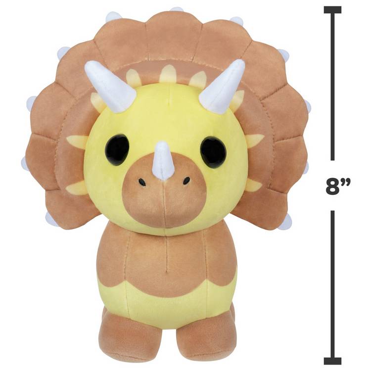 Adopt Me Triceratops plush toy 8 inches (British brand)