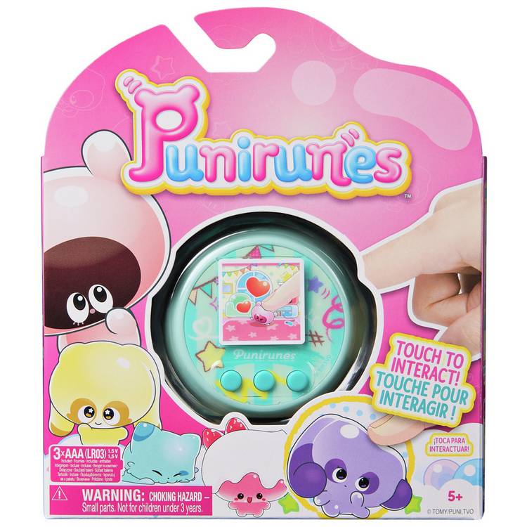 Punirunes digital pet with squishy button interactive toy, imported from the UK