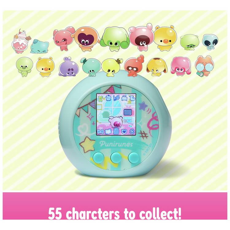 Punirunes digital pet with squishy button interactive toy, imported from the UK