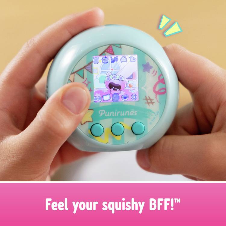 Punirunes digital pet with squishy button interactive toy, imported from the UK