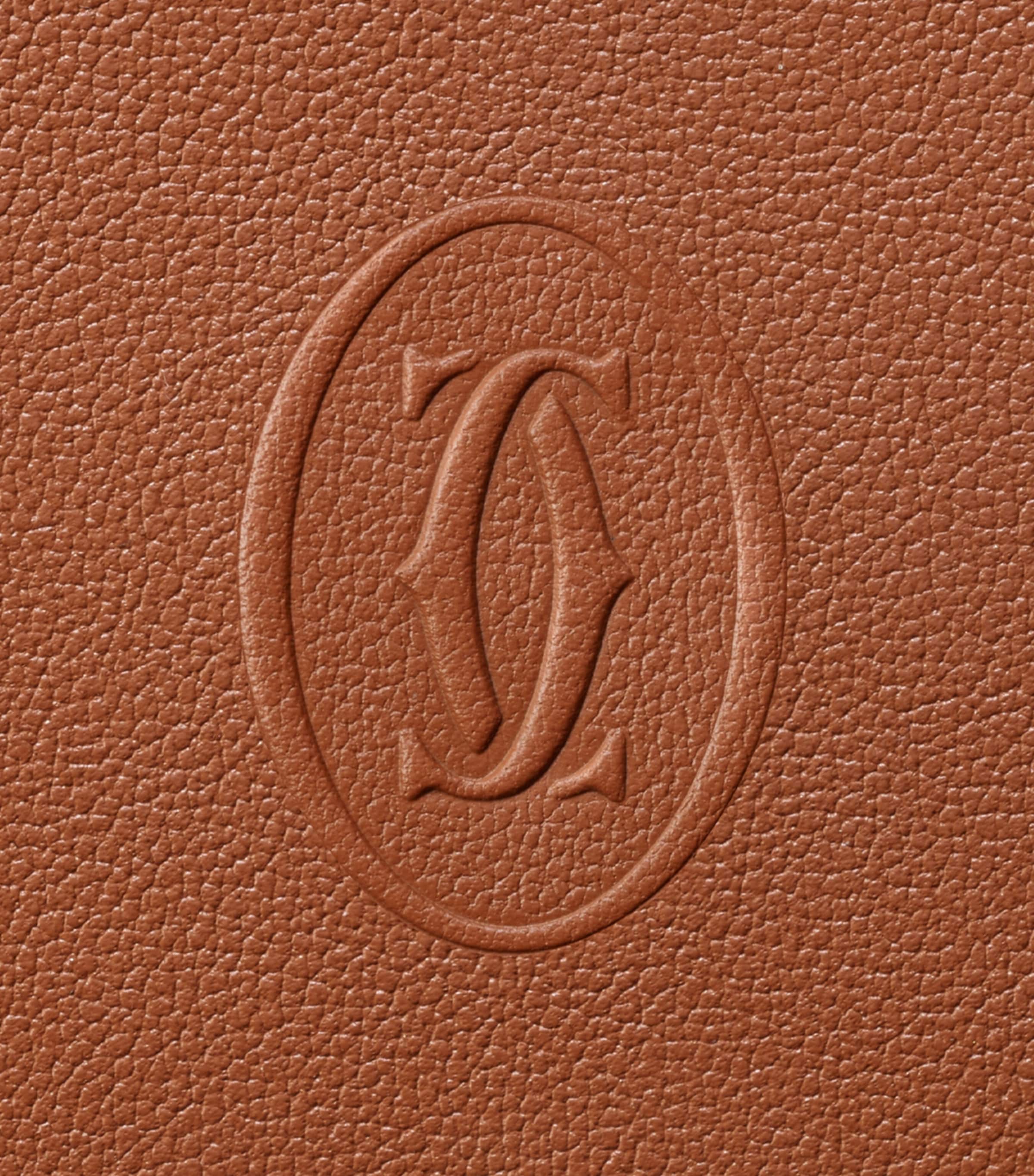 Cartier Must de Cartier leather wallet 9cm x 12cm - British product