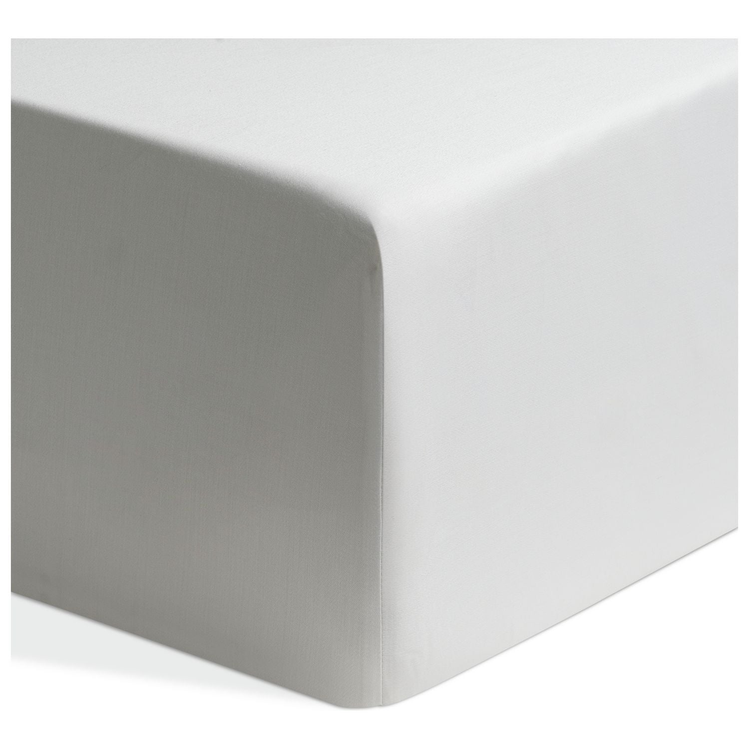Habitat Egyptian Cotton 400TC White Fitted Sheet - Double