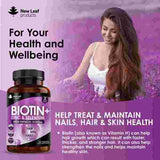 Biotin Hair Growth Vitamins 12000 mcg - With Zinc & Selenium GOODS Superdrug   