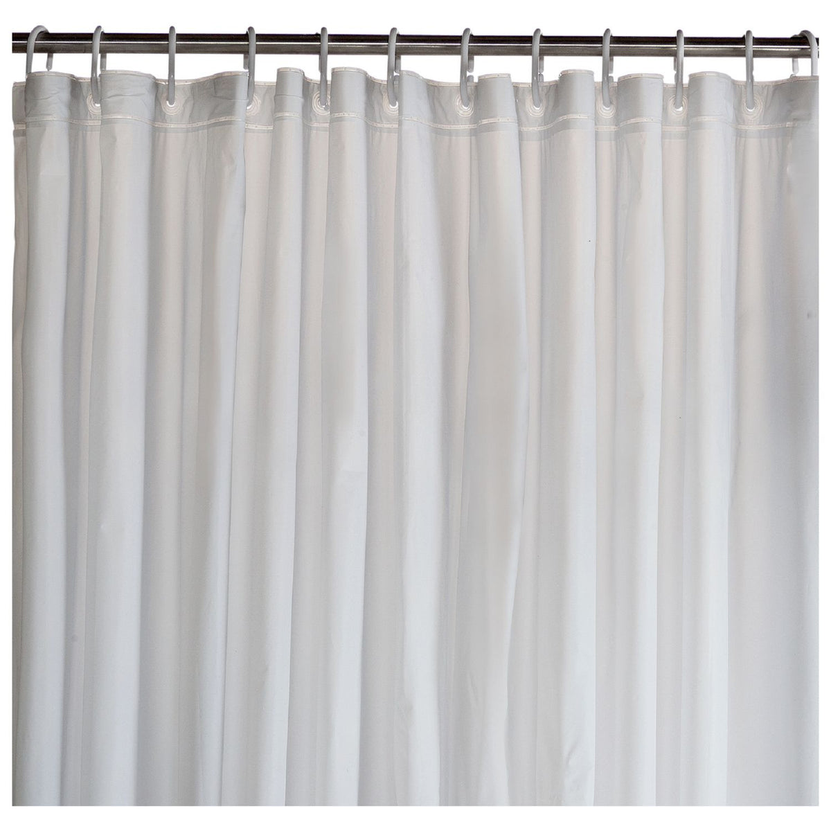 Argos Home Essentials Plain Shower Curtain - White
