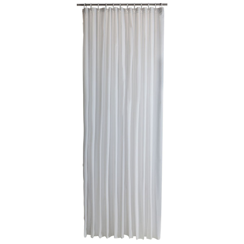 Argos Home Essentials Plain Shower Curtain - White
