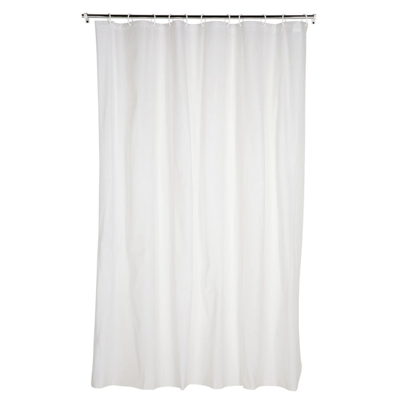 Argos Home Essentials Plain Shower Curtain - White
