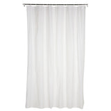Argos Home Essentials Plain Shower Curtain - White