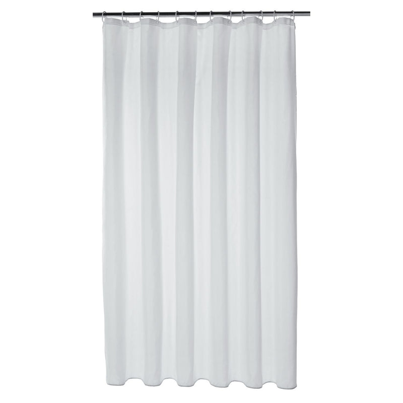 Argos Home Essentials Plain Shower Curtain - White