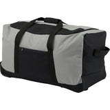 Medium grey wheeled holdall 60L with easy-glide wheels, imported from the UK