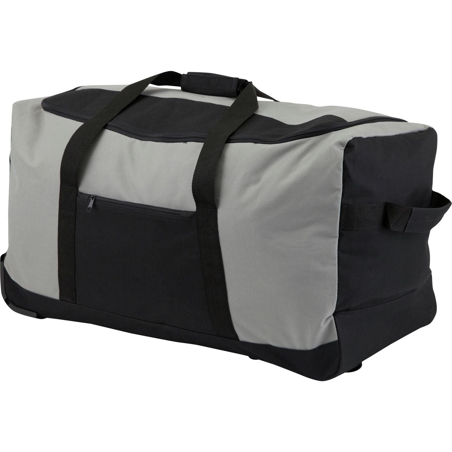Medium grey wheeled holdall 60L with easy-glide wheels, imported from the UK
