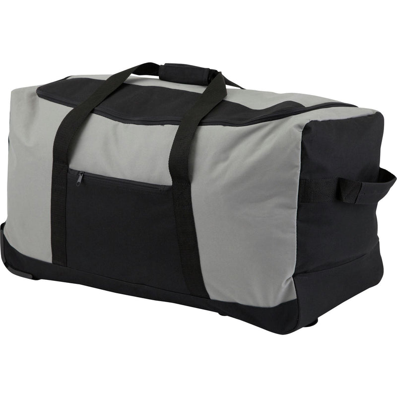 Medium grey wheeled holdall 60L with easy-glide wheels, imported from the UK