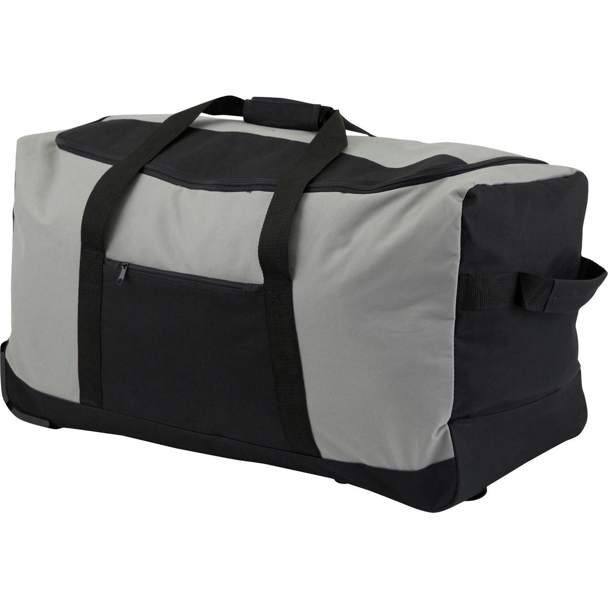 Medium grey wheeled holdall 60L with easy-glide wheels, imported from the UK