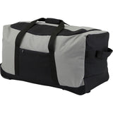 Medium grey wheeled holdall 60L with easy-glide wheels, imported from the UK