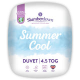 Slumberdown Summer Cool 4.5 Tog duvet single (British brand)