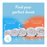 Slumberdown Summer Cool 4.5 Tog duvet single (British brand)