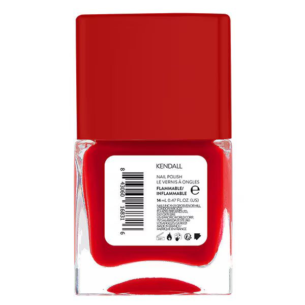 Nails.INC red crème nail polish 14ml, imported from the UK