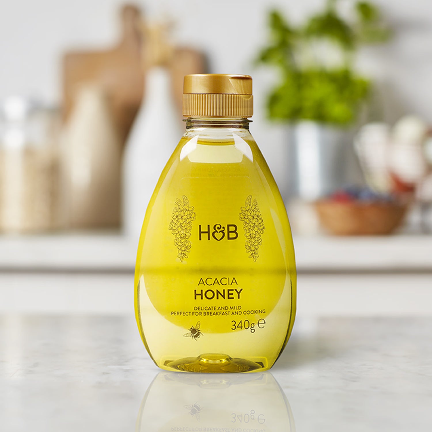 Holland & Barrett Pure Acacia Honey Jar 340g, UK version