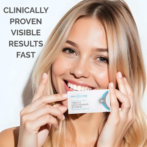 Smile Science Harley Street teeth whitening strips 7 day treatment - British product