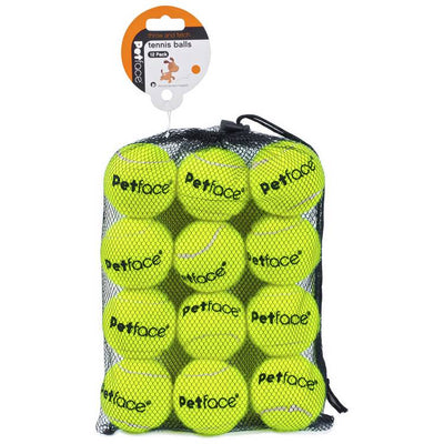 Argos Petface Tennis Balls 12 Pack- Buy online at McGrocer