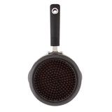 Habitat 18cm aluminium black lidded saucepan (British brand)