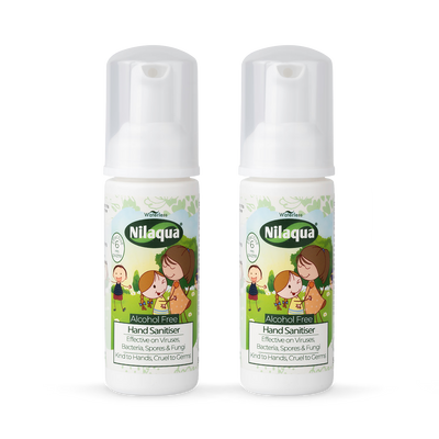 Holland & Barrett Little Hands Hand Sanitiser Alcohol Free Twin Pack 50ml- Buy online at McGrocer