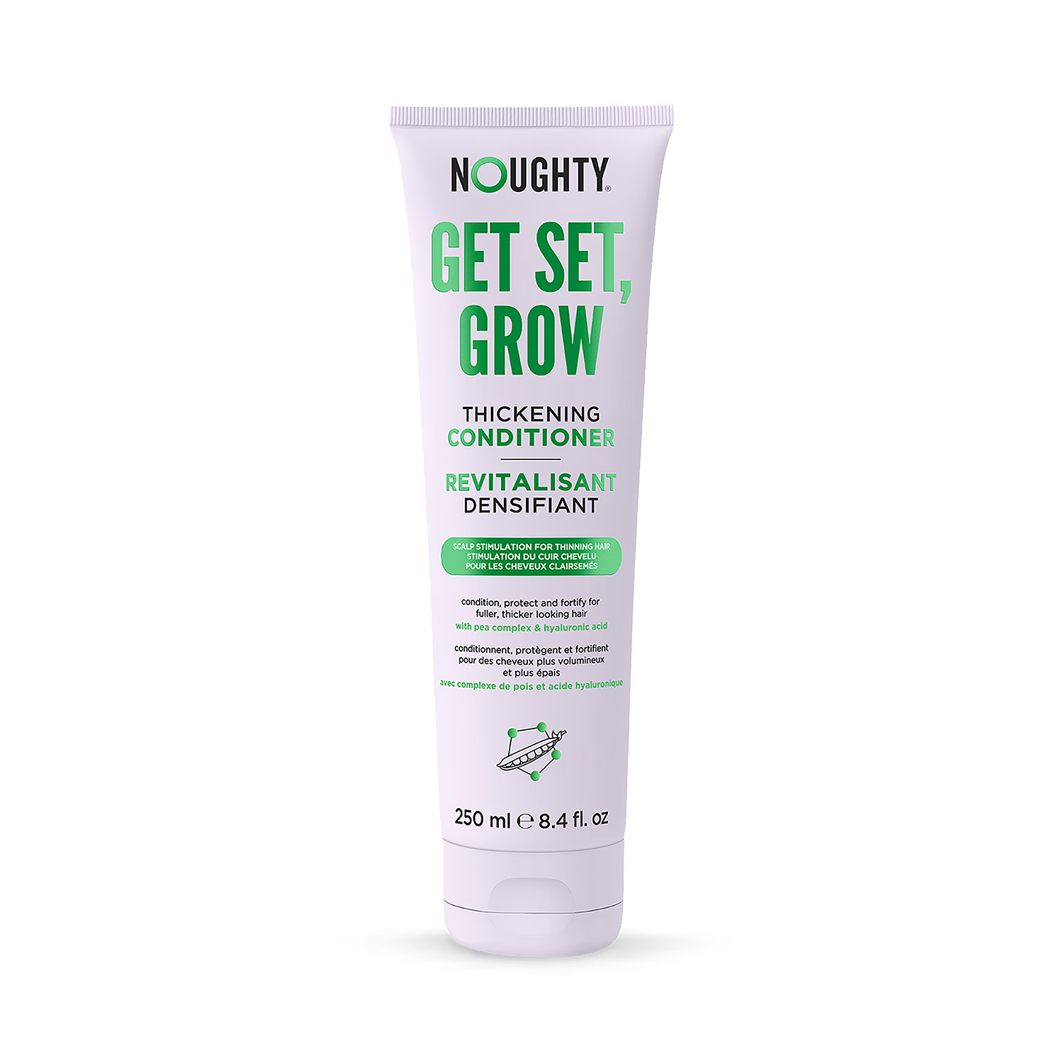 Noughty Get Set Grow thickening conditioner 250ml, imported from the UK