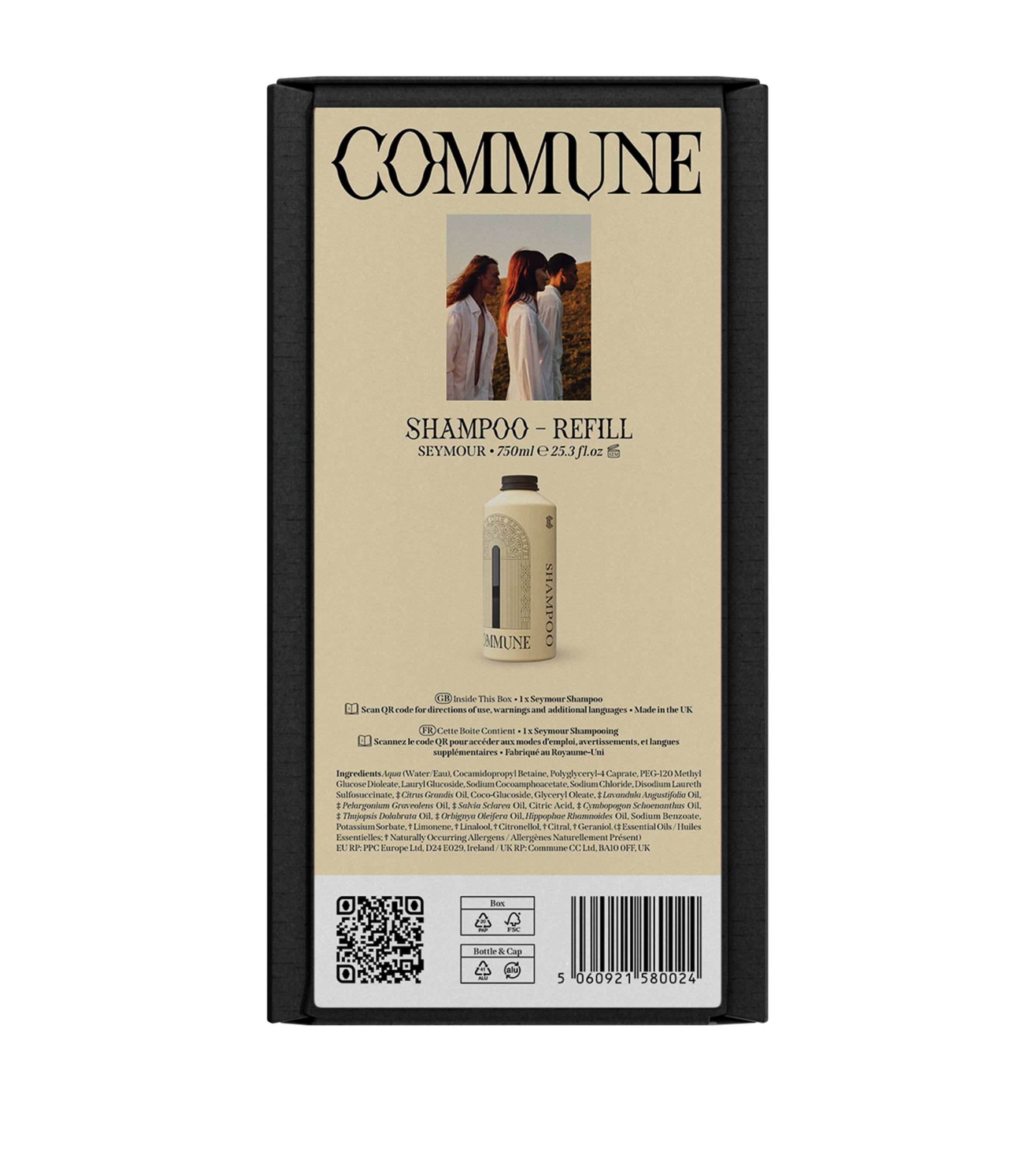 Commune Seymour Shampoo Refill 750ml - British product