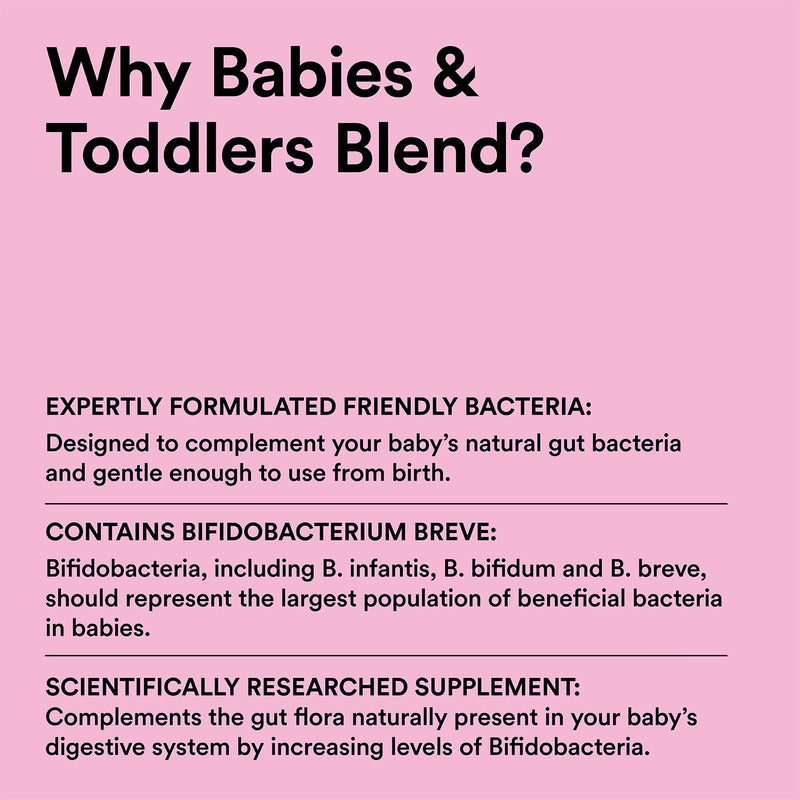 Udo's Choice probiotic powder Babies & Toddlers Blend 75g (British brand)