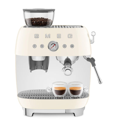 Harrods Smeg EGF03CRUK Espresso Coffee Machine with Grinder- Buy online at McGrocer