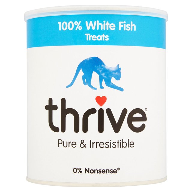 Thrive 100% White Fish Cat Treats MaxiTube   110g