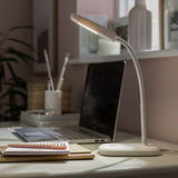 Argos Home Silby soft touch LED desk lamp white (British brand)