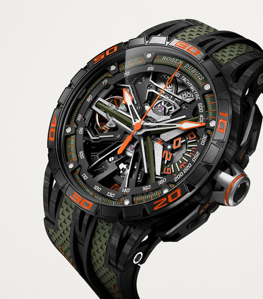Roger Dubuis Excalibur Spider carbon watch 45mm (British brand)