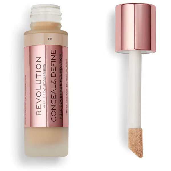 Revolution Conceal & Define Foundation F8, imported from the UK