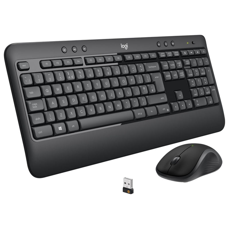 Logitech MK540 wireless mouse and keyboard combo, UK version