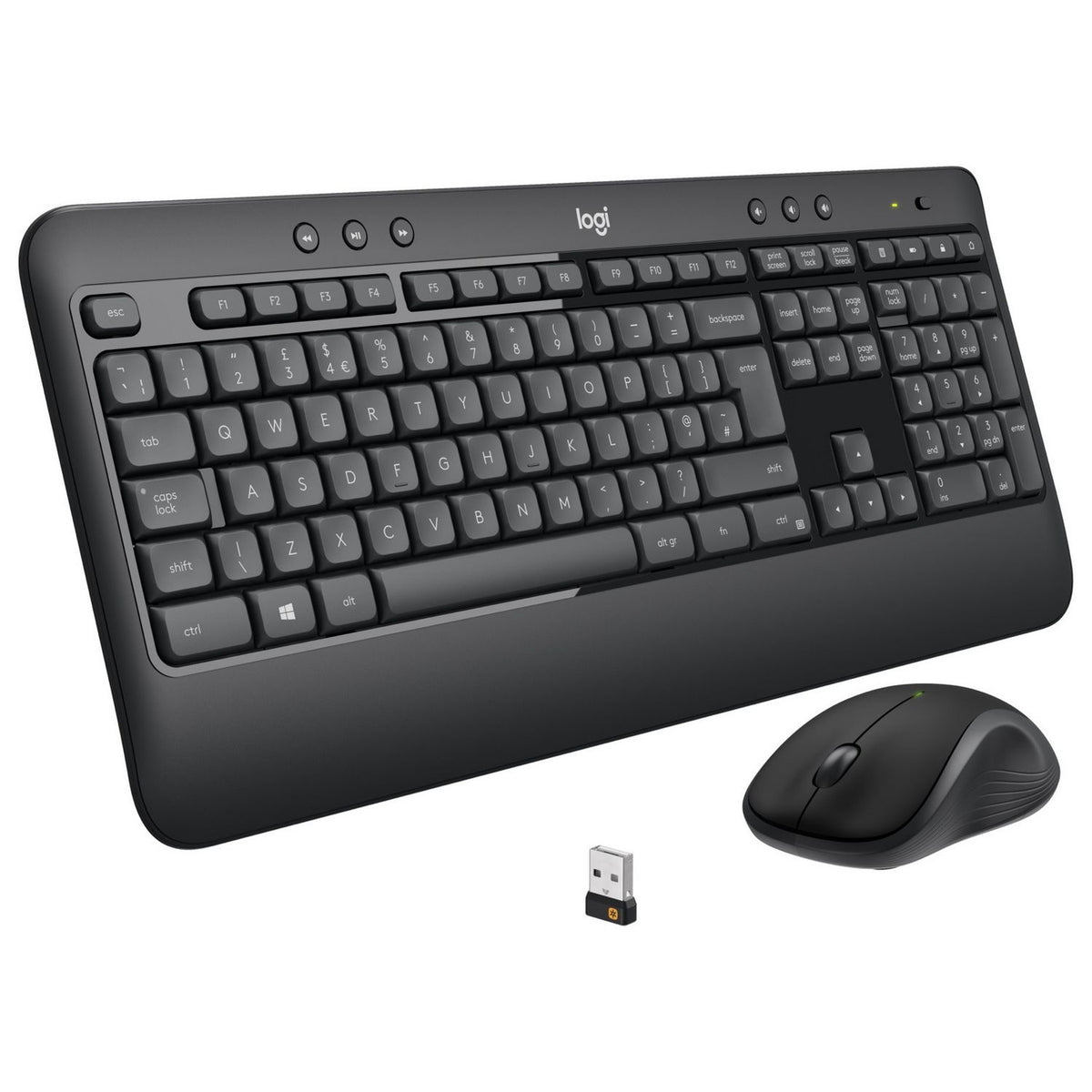 Logitech MK540 wireless mouse and keyboard combo, UK version
