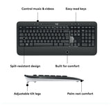 Logitech MK540 wireless mouse and keyboard combo, UK version