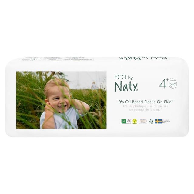 Eco by Naty Nappies Size 4+   42 per pack GOODS M&S   