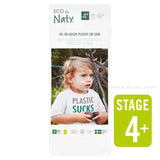 Eco by Naty Nappies Size 4+   42 per pack GOODS M&S   