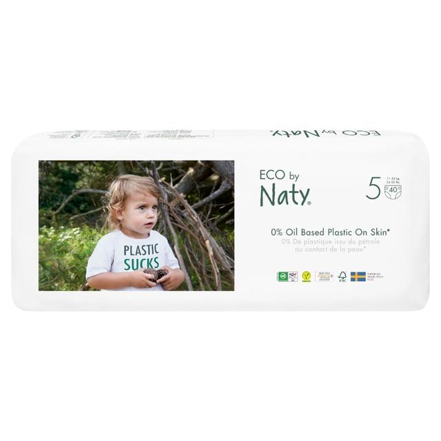 Eco by Naty Nappies Size 5 (11-25kg)   40 per pack GOODS M&S   