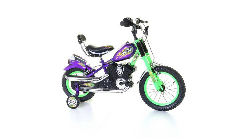 Spike Chopper 14 inch Wheel Size Kids Beginner Bike - Green GOODS Argos