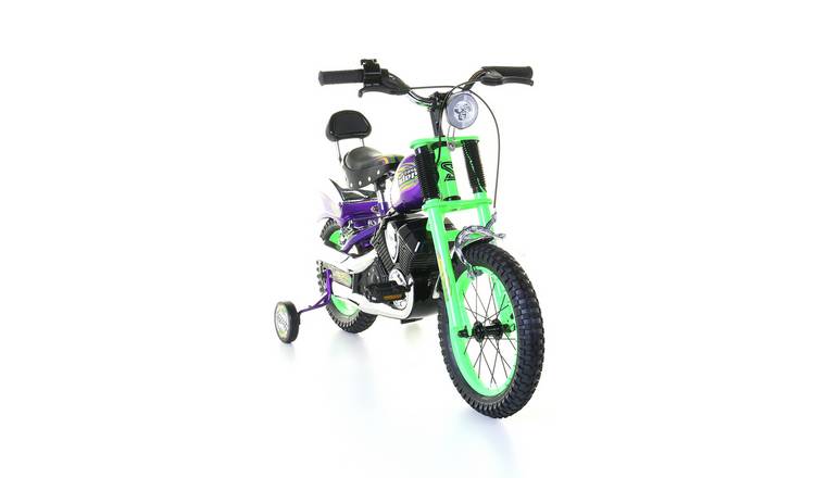 Spike Chopper 14 inch Wheel Size Kids Beginner Bike - Green GOODS Argos