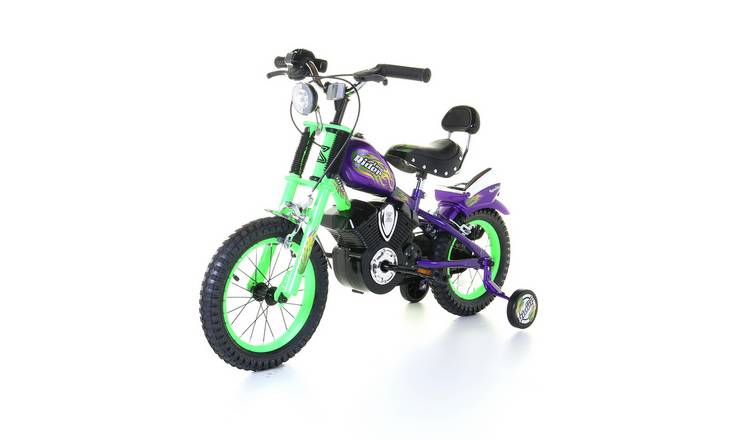 Spike Chopper 14 inch Wheel Size Kids Beginner Bike - Green GOODS Argos