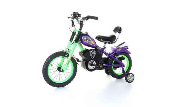 Spike Chopper 14 inch Wheel Size Kids Beginner Bike - Green GOODS Argos