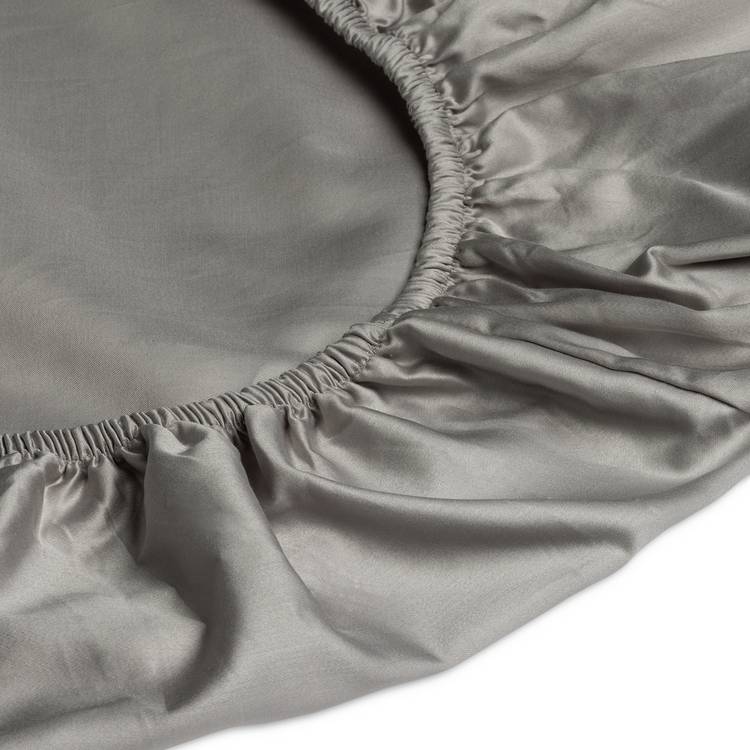 Habitat Egyptian cotton grey fitted sheet single, UK version