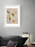 East End Prints Brown Hummingbird print - British product