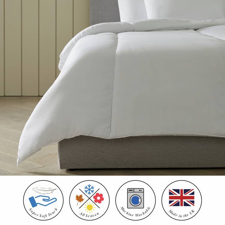 Habitat Supersoft washable 10.5 tog single duvet - British product